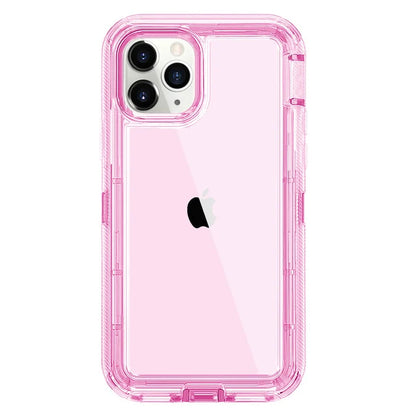 Clear Transparent Shockproof Armor Glossy Plain Case Phone Cover