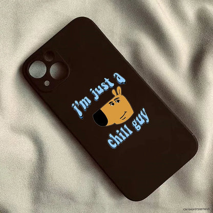 I'm Just A Chill Guy Phone Case For iPhone